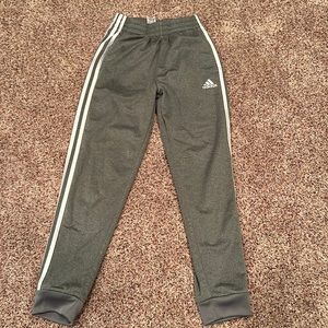 Adidas size medium 10/12 gray joggers